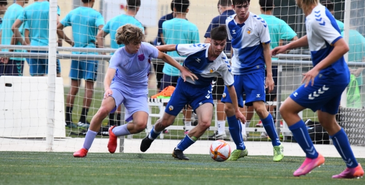 L'últim amistós de pretemporada del Sabadell juvenil, davant el segon juvenil del Barça, es va saldar amb derrota (0-1) | FutBaseCES