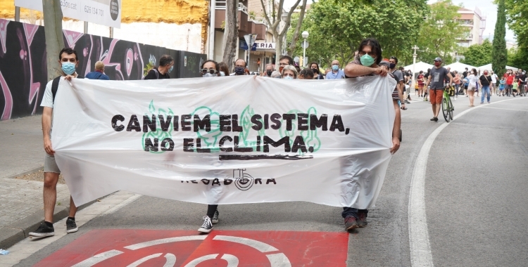 Imatge de la primera manifestació de l'entitat al juny | Àlex Meyer 