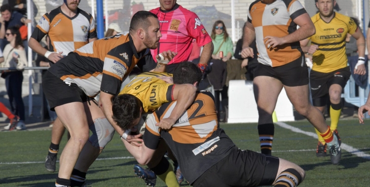 Instantània d'un dels últims partits del Sabadell RC abans de la pandèmia | Sabadell RC