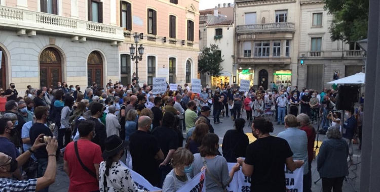 Un moment de l'acte convocat per SBD País | Ràdio Sabadell 