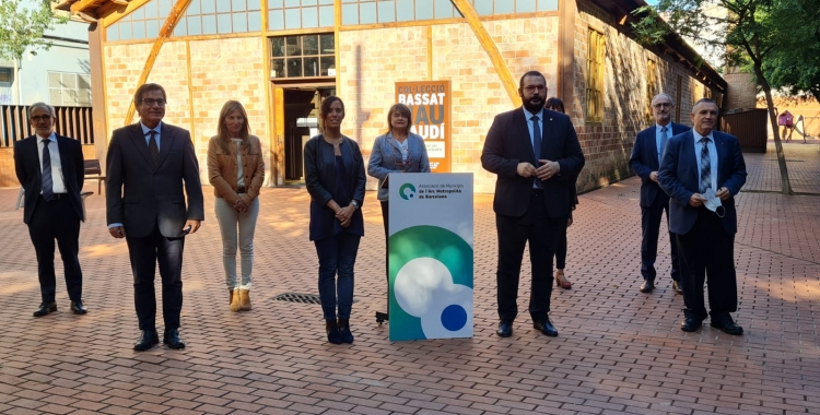 Representants de l'Arc Metropolità, en la constitució d'aquest matí a Mataró/ Cedida