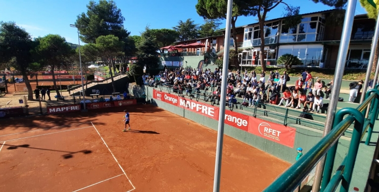 Bona presència de públic avui al Cercle durant la final del Campionat  d'Espanya | Xavi Colomer