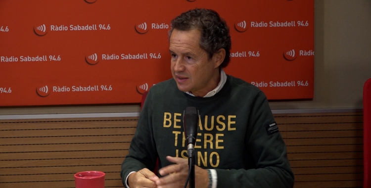 El portaveu de Junts, Lluís Matas, a Ràdio Sabadell | Roger Benet