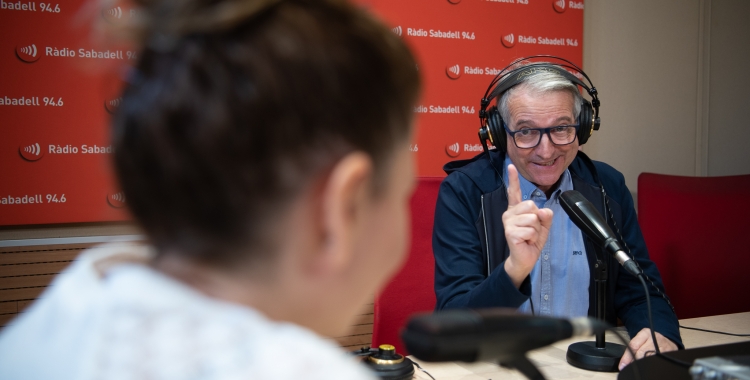 Carlos Fuentes durant l'entrevista a Ràdio Sabadell | Roger Benet