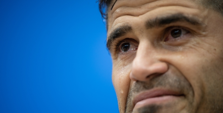 Hidalgo emocionat | Roger Benet