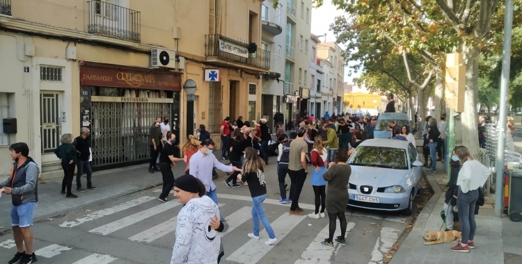 El swing i els gagants han près el carrer Major aquest migdia | Cedida 