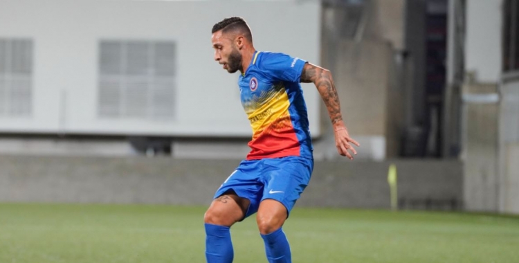 Marc Fernández, en un partit d'aquesta temporada amb la tricolor | Cedida