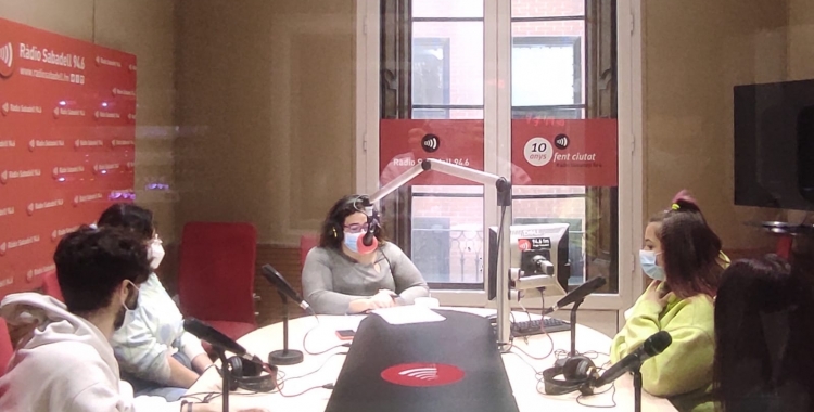 Mentors i mentorats a l'estudi de Ràdio Sabadell, al programa 'El Cafè de la Ràdio' | Ràdio Sabadell