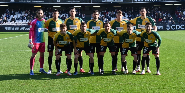 Aguza, titular ahir, va acabar expulsat al final del partit