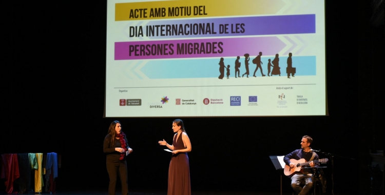 Les presentadores i conductores de l'acte d'aquesta tarda | Cedida, Ajuntament de Sabadell