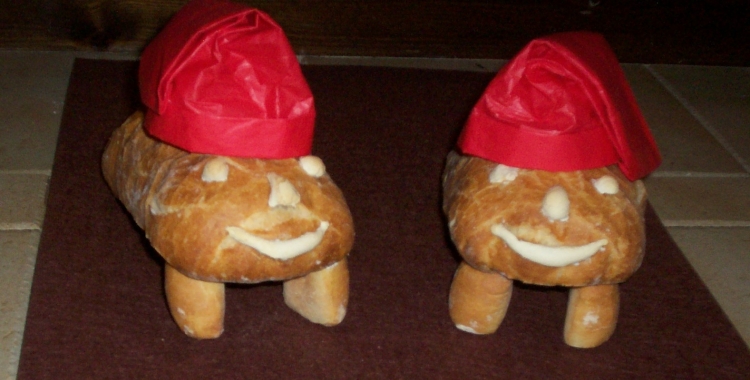  Forn Gotés – Tot Teca crea un pa artesà inspirat en el Tió de Nadal 