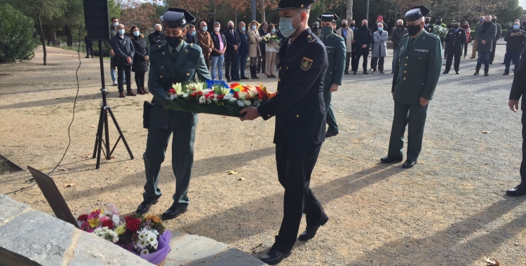 Moment de l'ofrena floral | Ràdio Sabadell