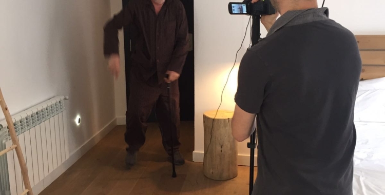 Marc Fàbregas, rodant