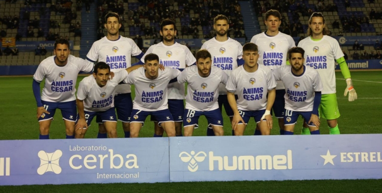 Onze inicial dissabte a la Nova Creu Alta amb missatge d'ànim per a Morgado | CES