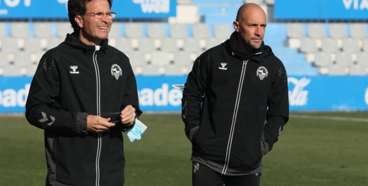 Munitis al costat del seu segon, Manolo Sánchez | CES