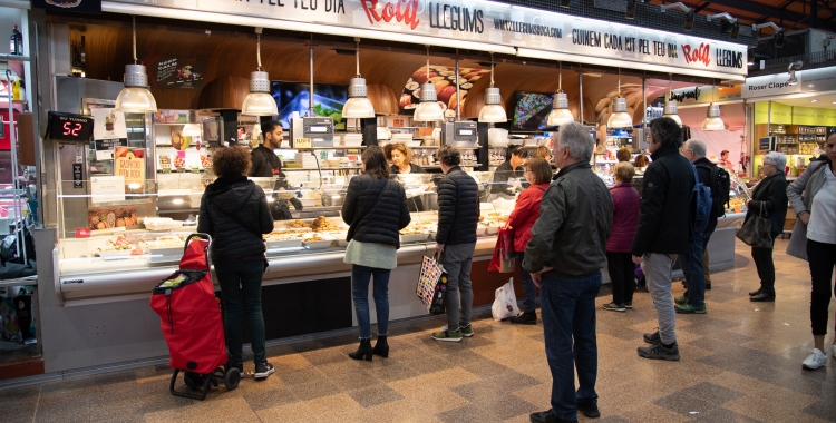 Una parada del Mercat Central, en una imatge d'arxiu/ Roger Benet