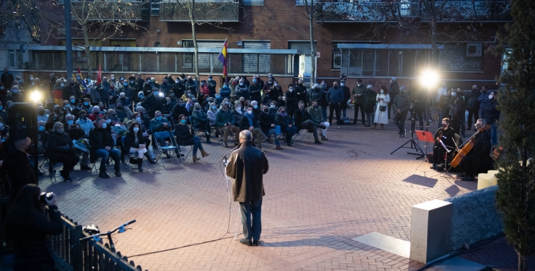 Joan Manel Calvo, durant l'acte de record | Roger Benet