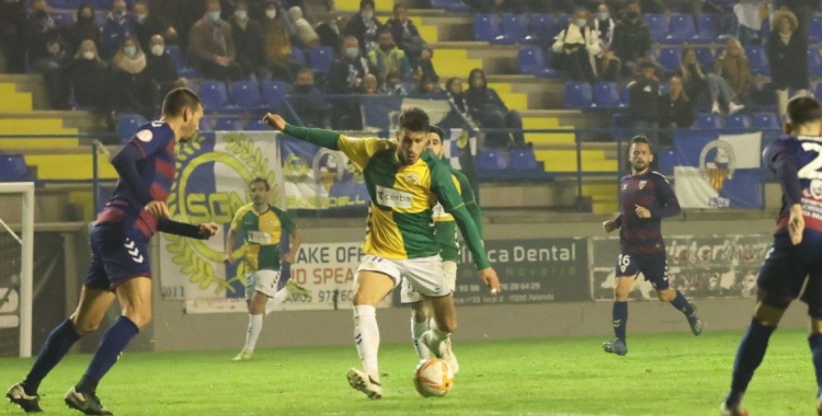 Néstor Querol, autor de l'únic gol arlequinat | CES