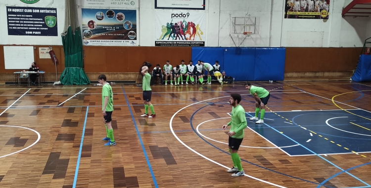 L'Escola Pia guanyava 4-3 en el moment de la suspensió | RS