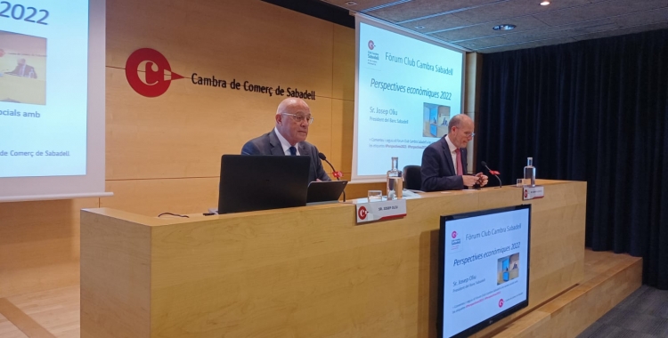 Josep Oliu a la Cambra de Comerç | Cedida