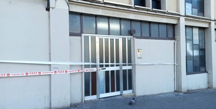 L'immoble del passeig Comerç que s'ha hagut de desallotjar de nou 