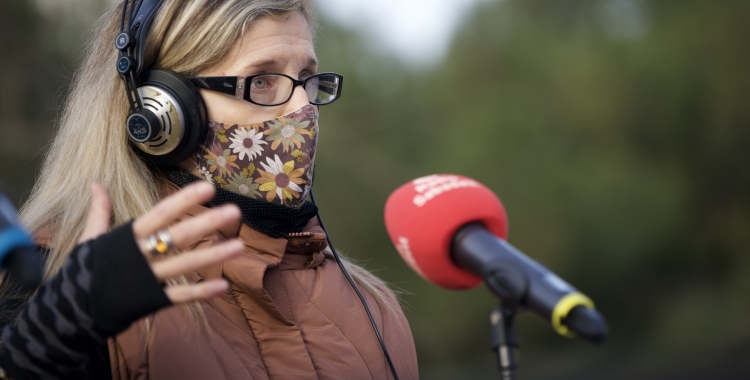 Montse Bonet en el programa especial a La Creu Alta