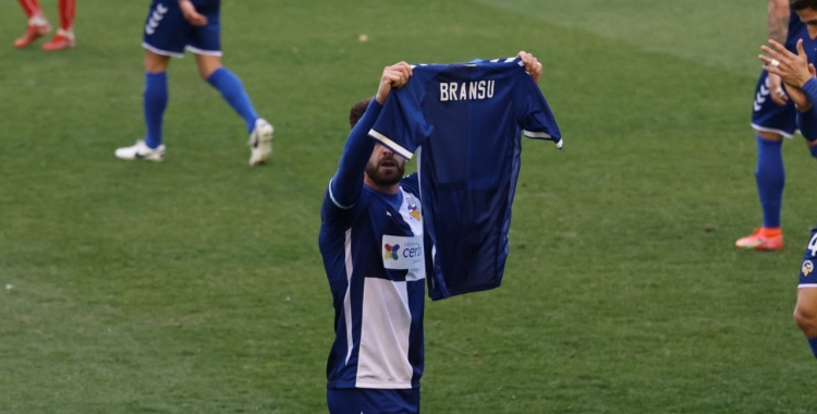 Boniquet dedica el primer gol a la família Bransuela | CES