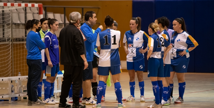 L'equip del FS Sabadell en un moment de la temporada | Roger Benet