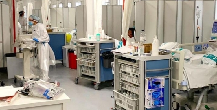 Imatge de pacients hospitalitzats al Taulí