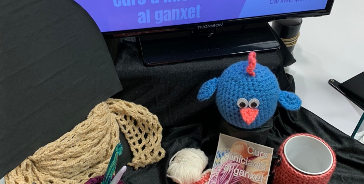 Algunes de les creacions al curs de ganxet