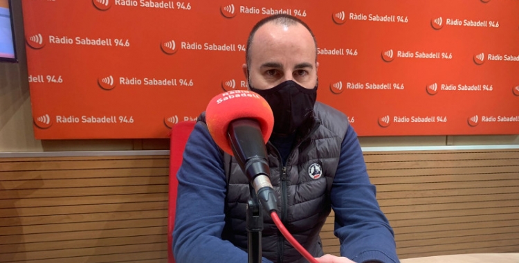 Ivan Margalef, a Ràdio Sabadell/ Mireia Sans