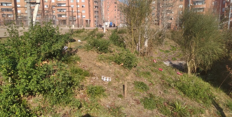 Brutícia acumulada al barri de Torreguitart/ AV Torreguitart