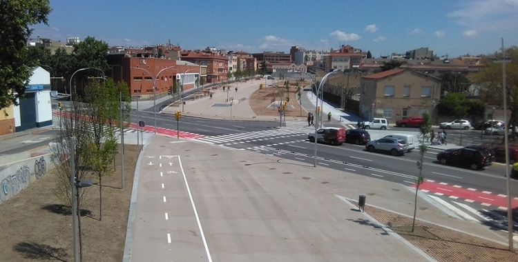 Zona afectada pel soterrament dels Ferrocarrils, entre Gràcia i Can Feu/ Arxiu