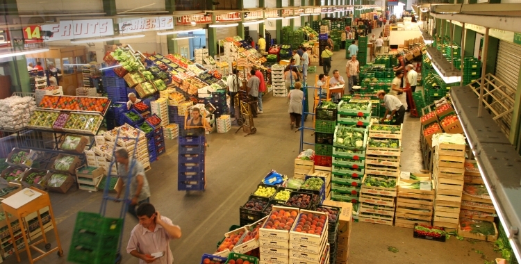 Vista interior del Mercat 