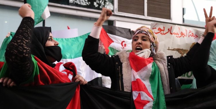 Manifestants a favor de l'autodeterminació del Sàhara Occidental | ACN