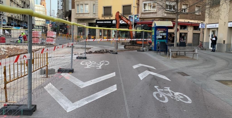 El Passeig de la Plaça Major estarà tallat al trànsit fins dimecres | Roger Benet