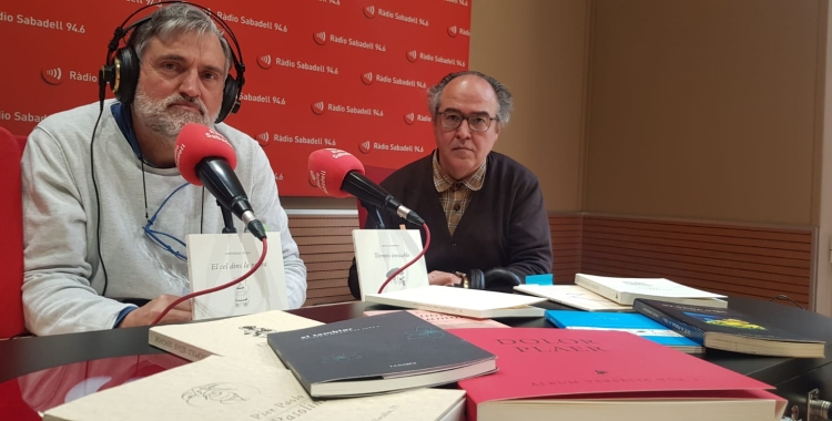 Josep Gerona i Esteban Martínez presenten 'Dolor i Plaer', de Papers de Versàia a la LLibreria  Blanquerna a Madrid 