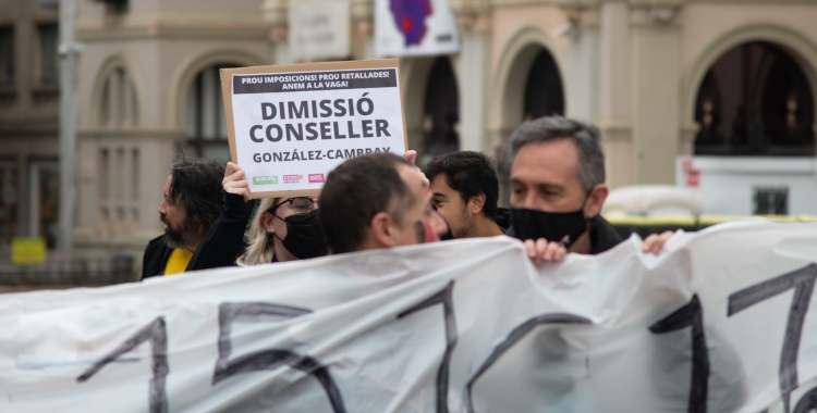 Manifestació de docents a Sabadell | Roger Benet