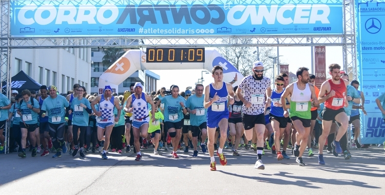 Aleix Muñío (Corro contra el càncer): "Estem al voltant de les 1.600 inscripcions, una xifra espectacular, i demostra el teixit i la força que tenim"