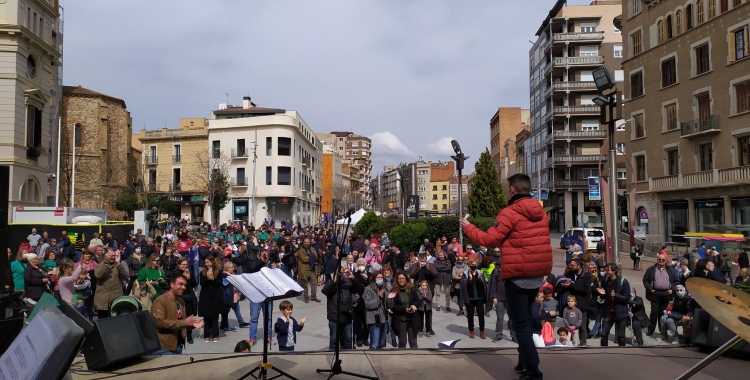 Actuació de l'Oriol Cruz durant el festival Sabadell per Ucraïna | Cedida