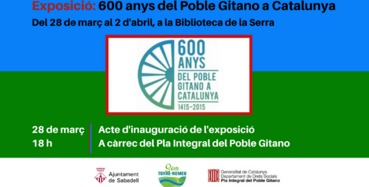 S'inaugura avui l’exposició '600 anys del poble gitano a Catalunya' a la la Bilioteca La Serra