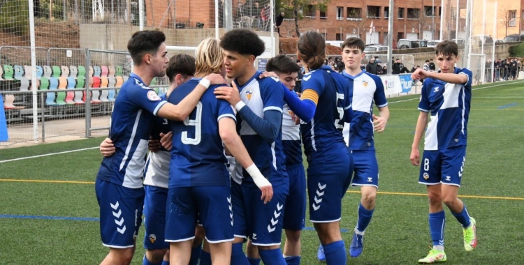 El segon gol d'Adri Gonzàlez davant el Sant Andreu | CE Sabadell