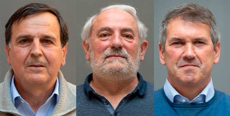 August Serra, Manel Giménez i Francesc Teruel, els precandidats | Roger Benet
