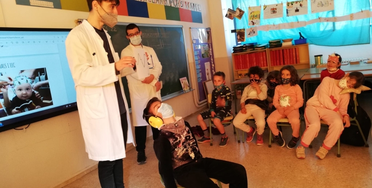 Una sessió del projecte Magnet/ Samuntada