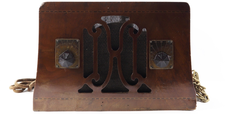 La ràdio que està exposada al Museu d'Història | Cedida