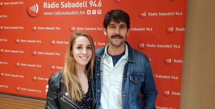 Diana Torné i Pep Muñoz als estudis de Ràdio Sabadell | Raquel García 