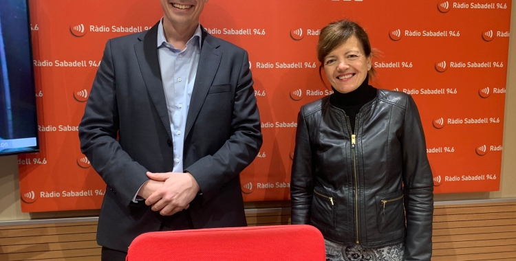 Cabanillas i Santacruz a Ràdio Sabadell | Mireia Sans 