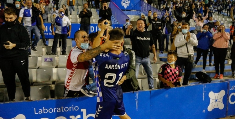 Aarón Rey en una celebració d'aquesta temporada | CES