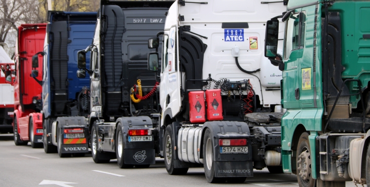La vaga de transportistes arriba al seu desè dia | ACN
