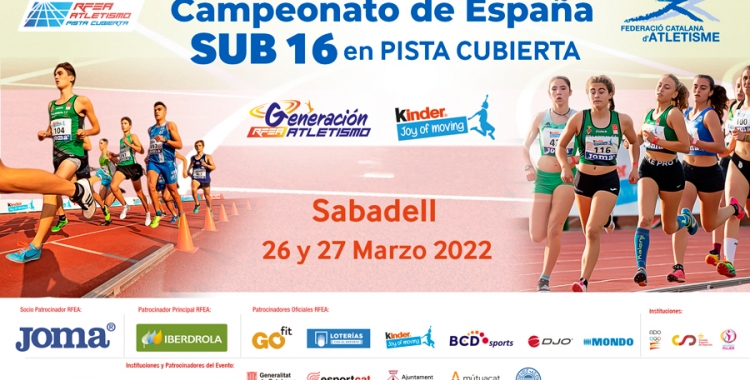 El cartell de la competició que se celebra a Sabadell | RFEA
